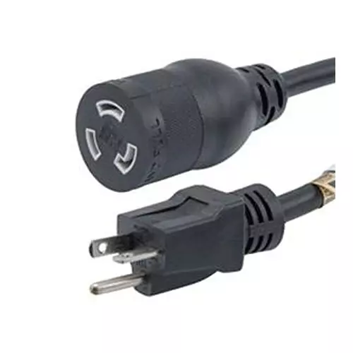 L-COM LCK PWR CORD, NEMA L5-20P-N5-20R, 20A/1 , L520P-N520R-20-1F