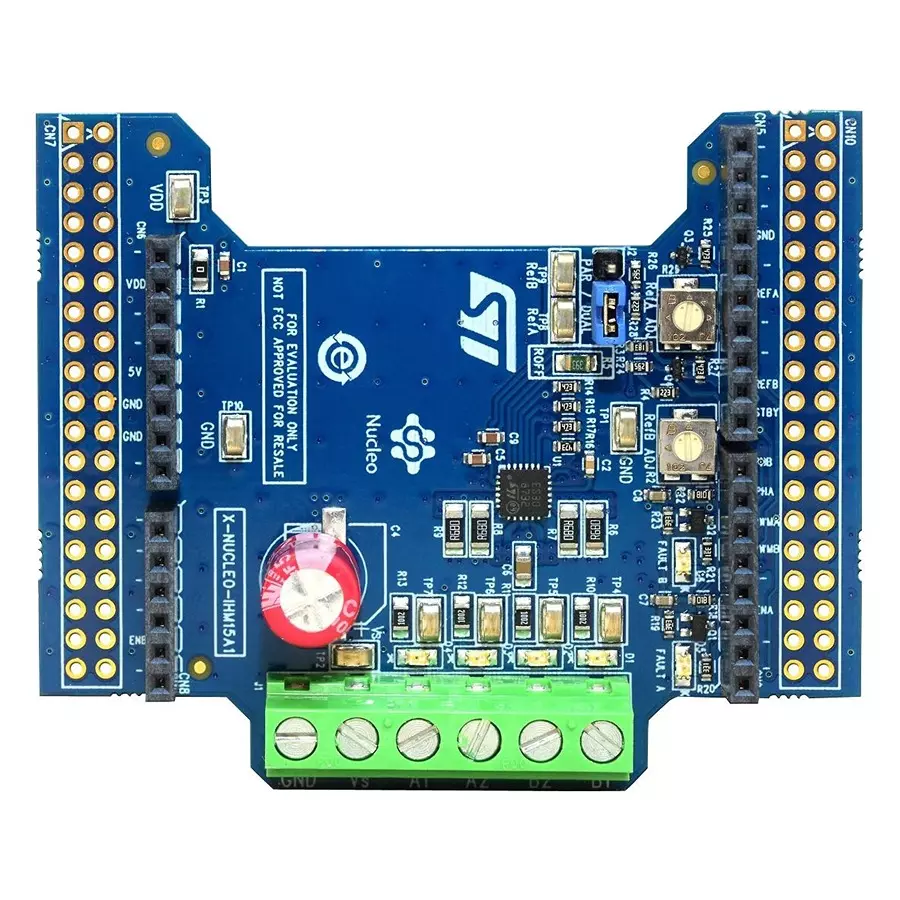 Stmicroelectronics Exp Board, Dual Brush Dc Motor Driver, X-Nucleo-Ihm15A1