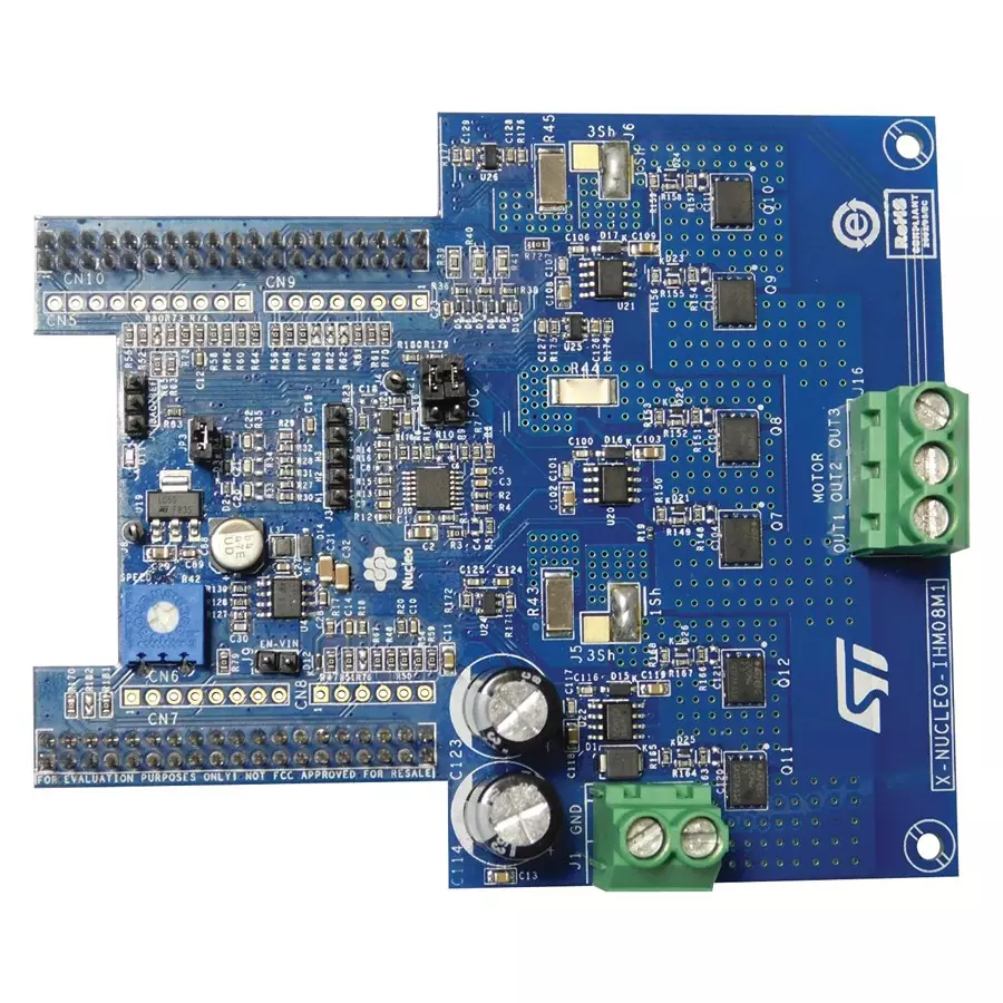 Stmicroelectronics Expansion Board, Bldc Motor Driver, X-Nucleo-Ihm08M1