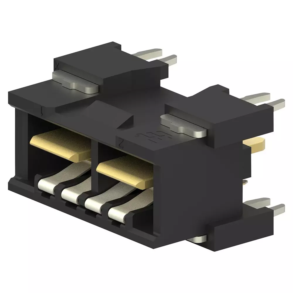 TE CONNECTIVITY Connector, Header, 2Pos, 1Row, Press Fit, 2042274-6