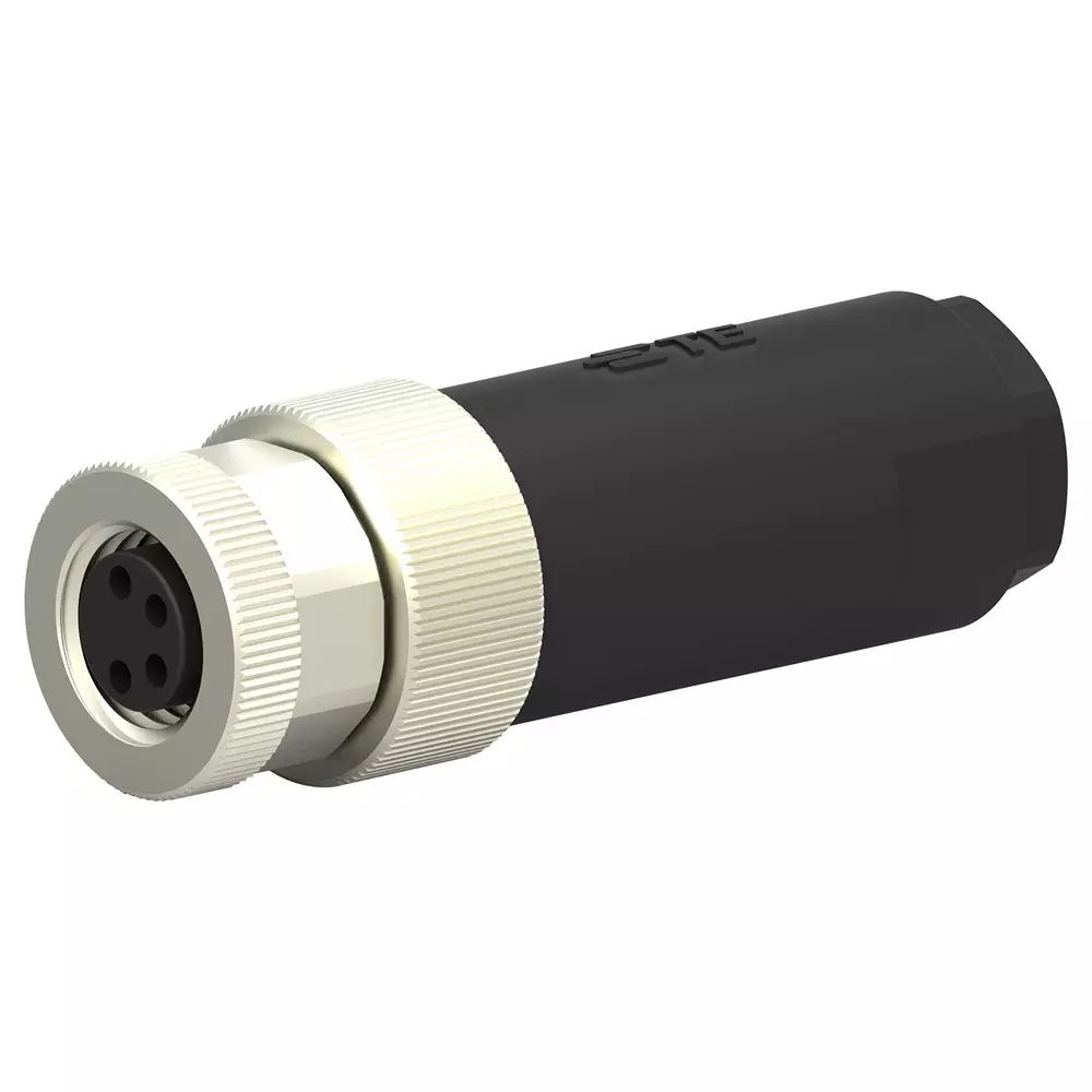 TE CONNECTIVITY Sensor Connector, M8, Rcpt, 4Pos, Cable, T4010008041-000