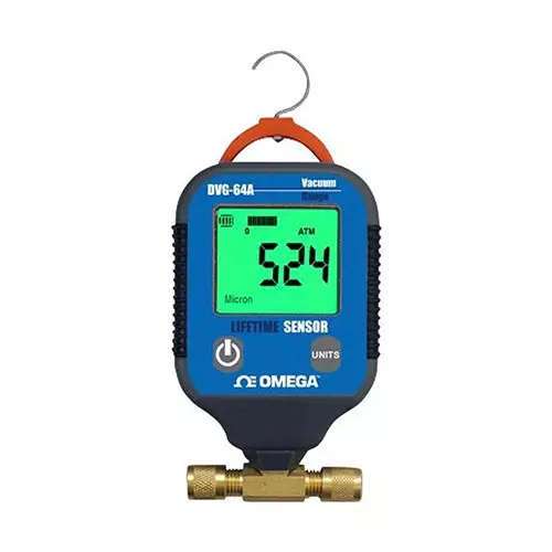 Omega Digital Vacuum Gauge, 14.73Psi, 1/4", DVG-64A.