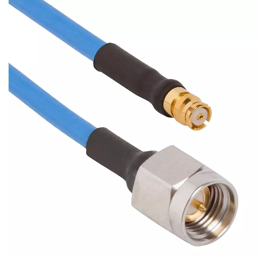 AMPHENOL SV MICROWAVE Rf Cable Assy, Sma Plug-Smp Jack, 6", 7012-1321.