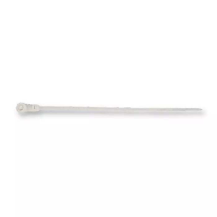 MULTICOMP PRO Cable Ties CABLE TIE, MOUNTABLE, NAT, 155MM, PK100, PP002108 (Pack of 100)