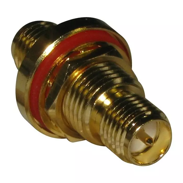 AMPHENOL RF RF ADAPTER, SMA RP JACK-JACK, 50 OHM, 132170-10RP-RP