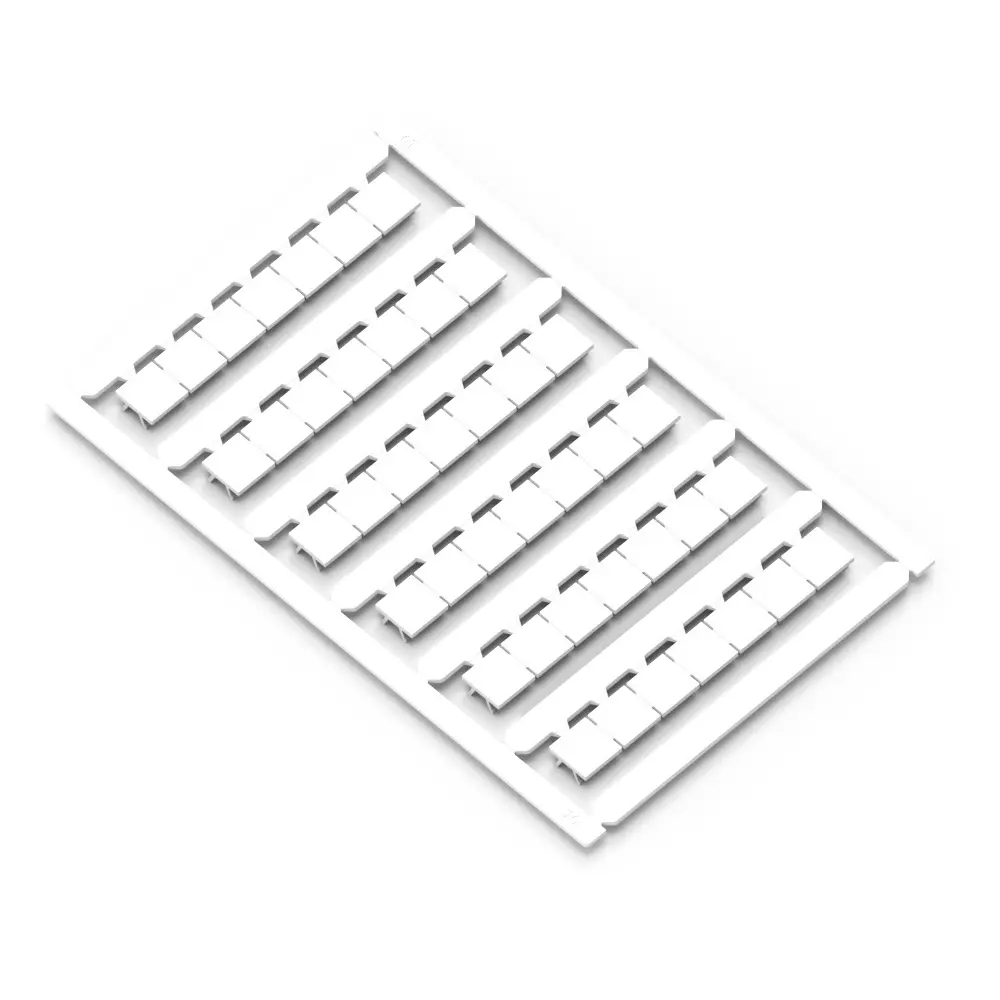 Connectwell Marker Card 9 mm Pitch Length with 42 Tags, White