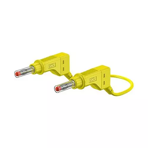 STAUBLI Sil Test Lead, Yellow, 1M, 600V, 32A, 66.9408-100-24
