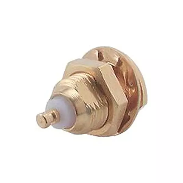 HUBER+SUHNER Rf Coaxial, Mcx JACk, 50 Ohm, Panel, 22"MCX-50-0-2/111"NE