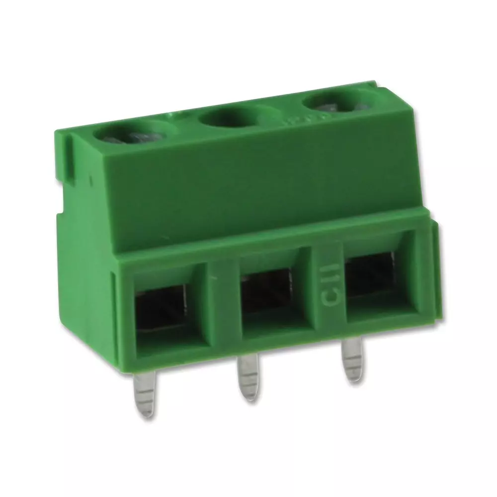 CAMDENBOSS Terminal Block, Wire To Brd, 3Pos, 14Awg, CTB0508/3