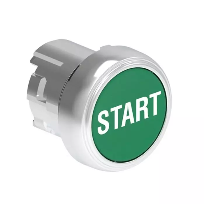 Lovato LPSB11 Series Green Momentary Push Button, 29.5 mm Cutout, LPSB1163