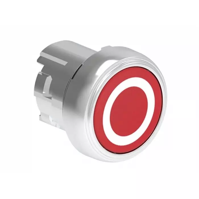 Lovato LPSB11 Series Red Momentary Push Button, 22 mm Cutout, LPSB1104