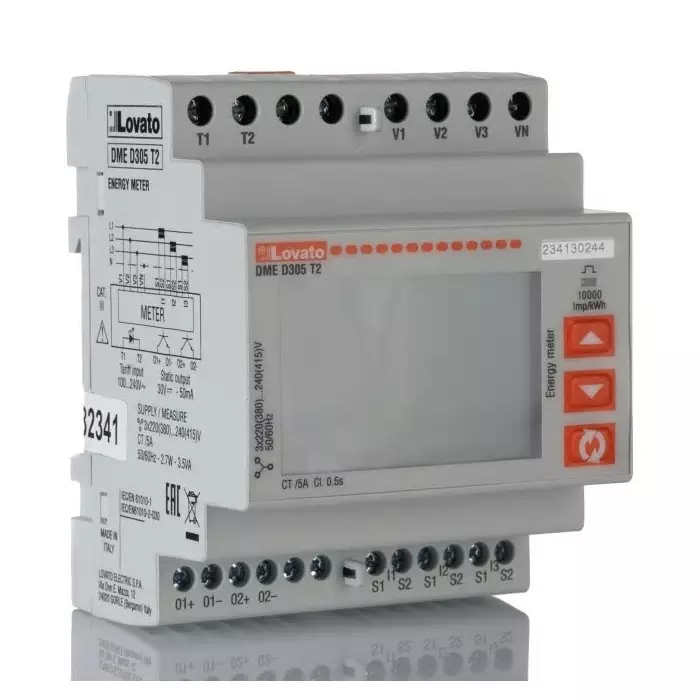 Lovato 3 Phase LCD Energy Meter, Type Energy Meter, DMED305T2