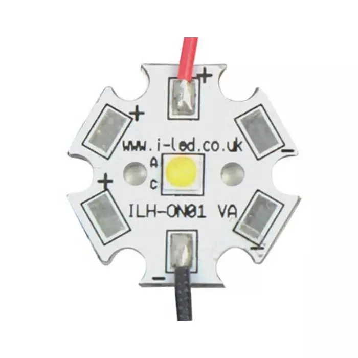 Intelligent LED Solutions OSTAR Projection Compact 1 PowerStar LED Array, 1 Green LED, ILH-PC01-TRGR-SC221-WIR200.