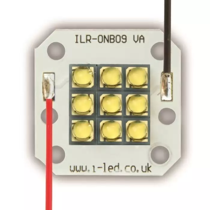 Intelligent LED Solutions OSLON Square 9 LED Array, 9 Neutral White LED (4000K), IHR-OG09-NW90-SC221-WIR200.