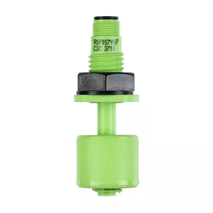 SENSATA / CYNERGY3 RSF150 Series Vertical Polyvinylidene Fluoride Float Switch NO/NC 300V AC Max 300V DC Max, RSF157HGP/RS
