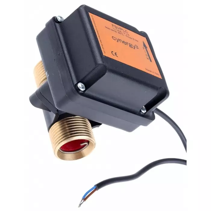 SENSATA / CYNERGY3 FSVPLC Series In-line Flow Switch for Liquid 0.6 L/min Min 80 L/min Max, FSVPLC06