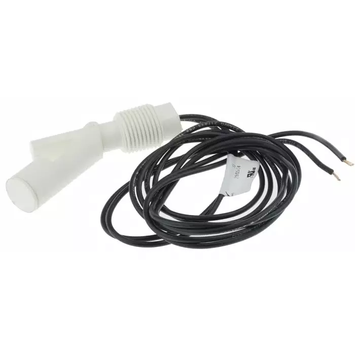 SENSATA / CYNERGY3 RSF80 Series Horizontal External Polypropylene Float Switch 1 m Cable NO/NC 240V AC Max 120V, RSF88Y100R