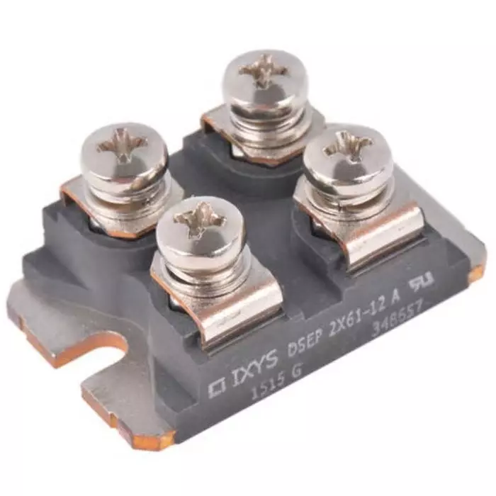 IXYS SEMICONDUCTOR Dual Rectifier Diode Panel Mount 4-Pin 1200V 60A, DSEP2X61-12A (Pack of 10 Pcs)