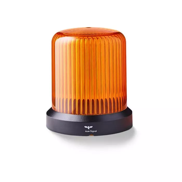 AUER Signal RDM Series Amber Steady Strobe Beacon Dimming, Flashing, Pulsating & Rotating 12 V DC Horizontal Tube, 850511004