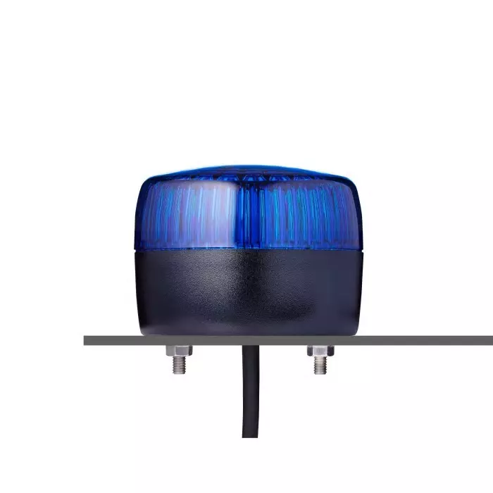 AUER Signal PCL Series Blue Multiple Effect Beacon 230/240 V Horizontal Tube Mounting Vertical LED Bulb IP67 IP69, 861505313