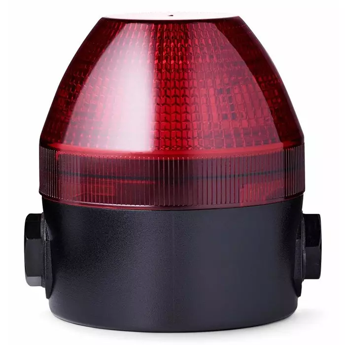 AUER Signal NES Series Red Multiple Effect Beacon 24-48 V AC/DC Surface Mount LED Bulb IP65 IP67, 440102408