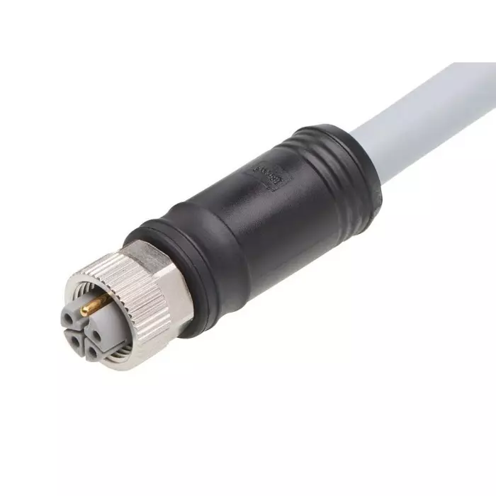 Brad from Molex Cordset 5 Contacts Cable Mount M12 Connector Socket Female, 1205000304