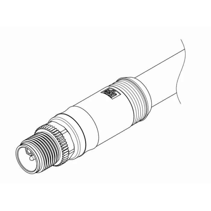 Brad from Molex Straight Male M12 to Sensor Actuator Cable 5m, 1205000217