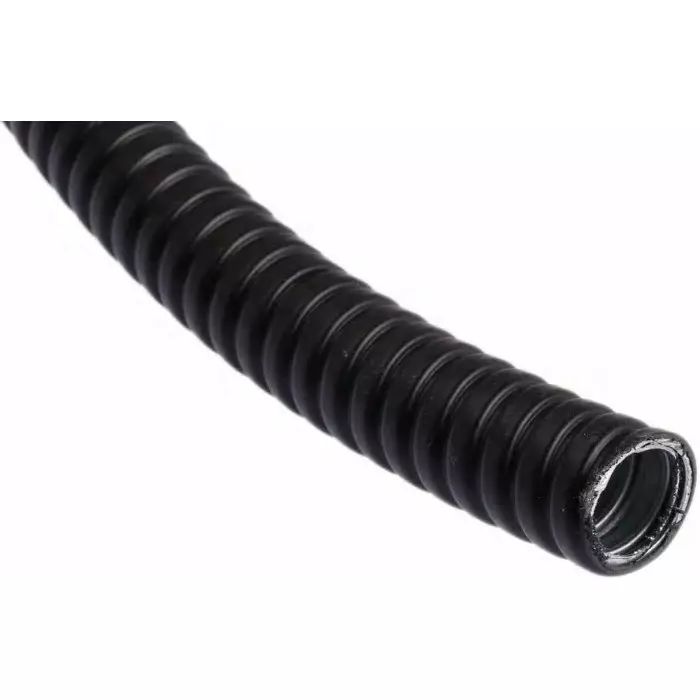 Flexicon Flexible Conduit 20mm Nominal Diameter Galvanised Steel Black, FSU20B-10M