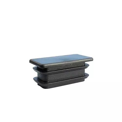 Guitel Hervieu Black Plastic Rectangular End Cap 40 x 20 mm 40 x 20  mm Strut Profile, 702352