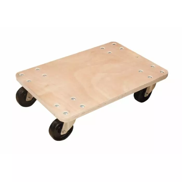 Guitel Hervieu Wood Dolly 300 Kg Load 400 mm W x 600 mm L x 154 mm H, 1813