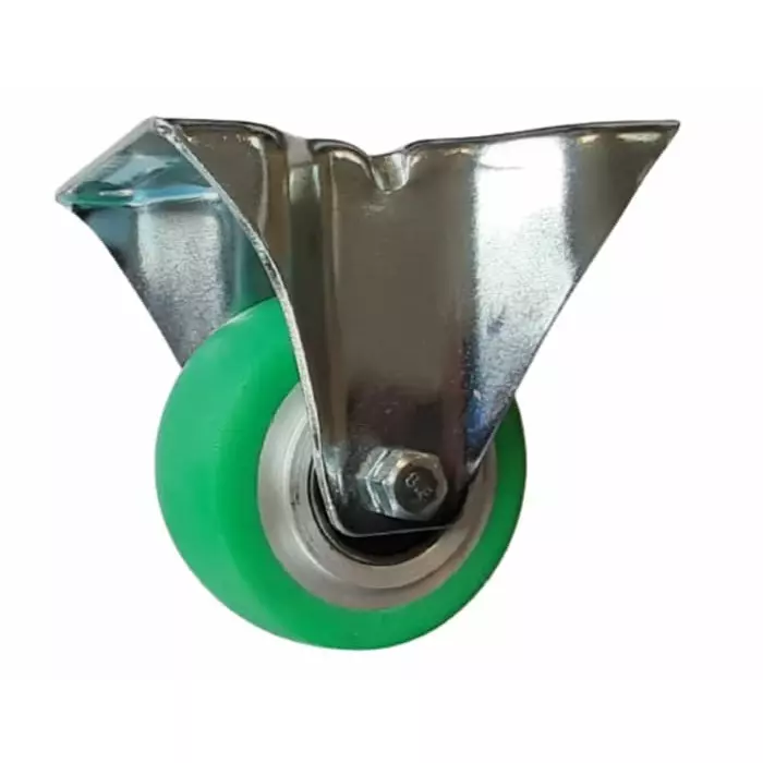 Guitel Hervieu Fixed Castor Wheel 180 Kg Capacity 80 mm Wheel, EF4BA080-215B