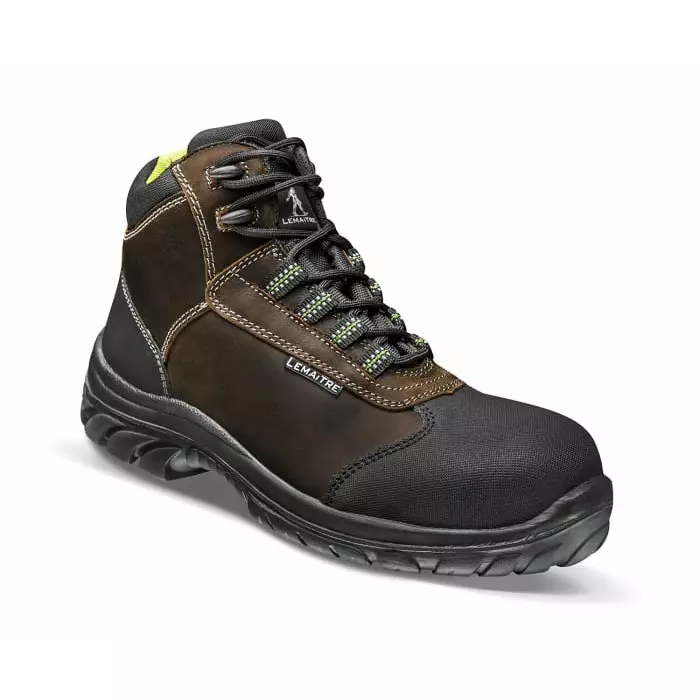 LEMAITRE SECURITE DARWIN S3 Unisex Brown Polycarbonate Toe Capped Safety Shoes UK 12 EU 47, DARWS30BN47 (1 Pair)