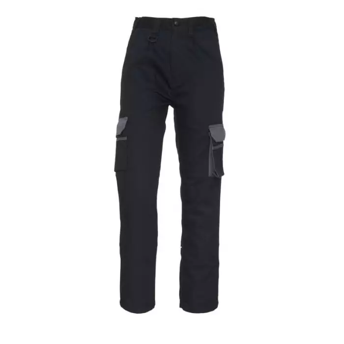 Orn Black/Orange Combat Trousers Size Regular 32 inch W 32 inch L, 2580/BO/32R