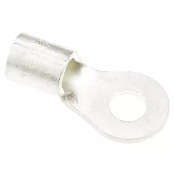 JST (JAPAN SOLDERLESS TERMINALS) R Uninsulated Ring Terminal 5mm Stud Size 6.6mm² to 10.5mm² Wire Size, 8-5 (Pack of 50 Pcs)