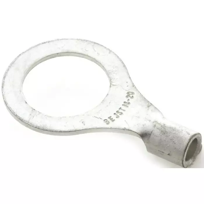 JST (JAPAN SOLDERLESS TERMINALS) R Uninsulated Ring Terminal 16mm Stud Size 10.5mm² to 16.78mm² Wire Size, 14-16 (Pack of 10 Pcs)