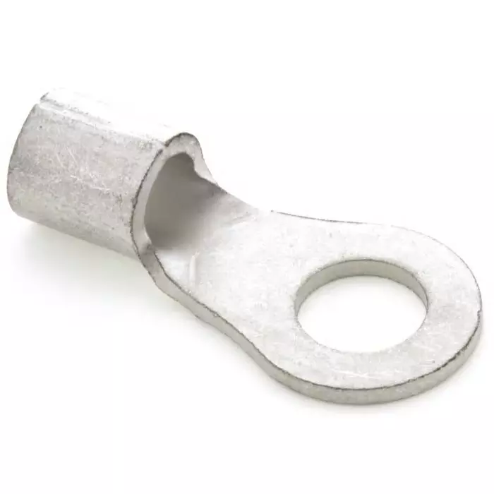 JST (JAPAN SOLDERLESS TERMINALS) R Uninsulated Ring Terminal 8mm Stud Size 10.5mm² to 16.78mm² Wire Size, 14-8 (Pack of 50 Pcs)
