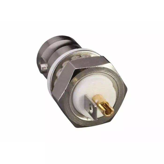 Linx CONBN Series Jack Panel Mount BNC Connector Solder Cup Termination Straight Body, CONBNC004