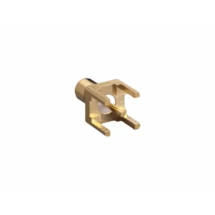 Linx Jack Board Mount SMB Connector 50 Ω Solder Through Hole Termination Straight Body, CONSMB001-G