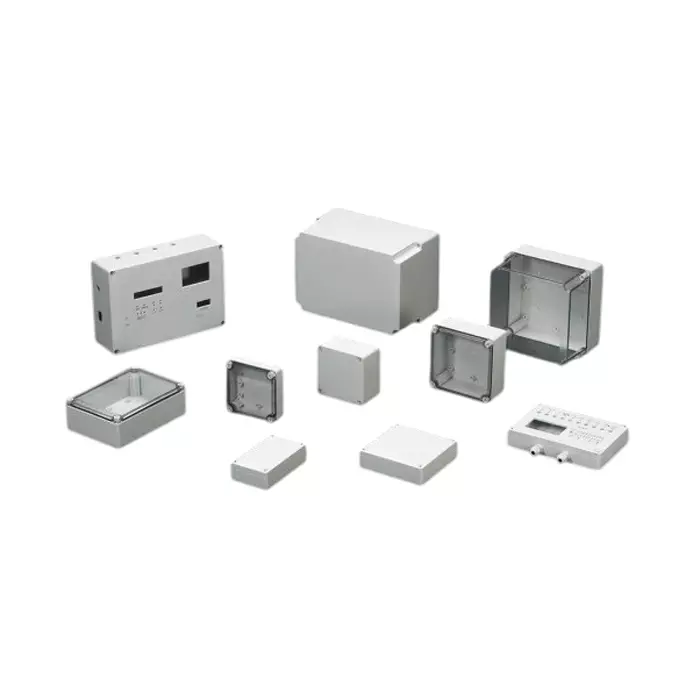 Takachi Electric Industrial SPCP Series Transparent Polycarbonate Enclosure IP65 Off-White Lid 125x175x60 mm, SPCP131806T