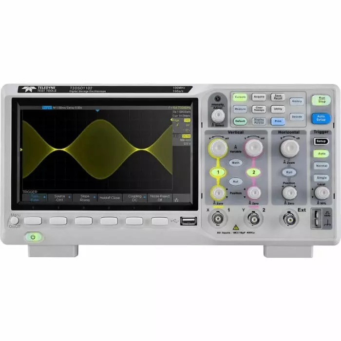 Teledyne LeCroy Bench Oscilloscope 200 MHz 2 Analogue Channels, T3DSO1202A
