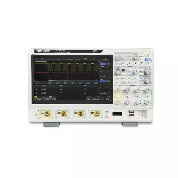 Teledyne LeCroy Bench Oscilloscope 500 MHz 4 Analogue Channels 16 Digital Channels - UKAS, T3DSO3504-PROMO-1