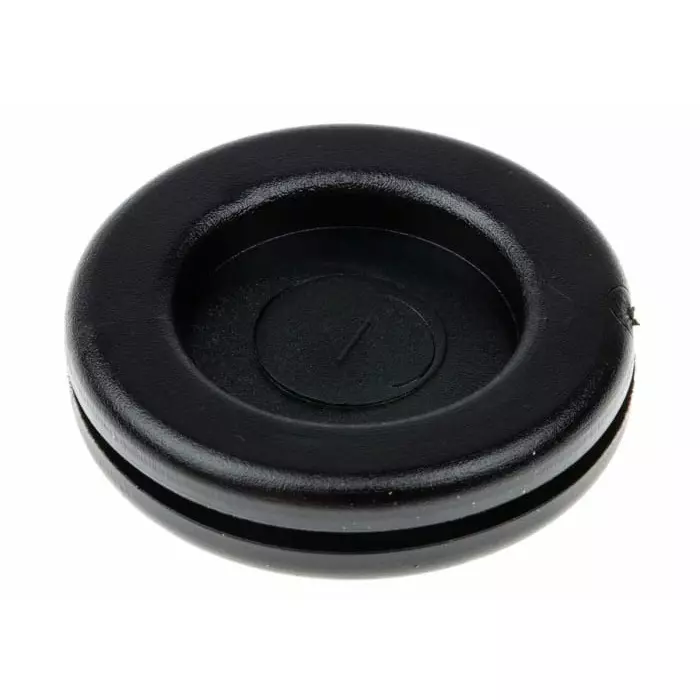 SES Sterling Cable Grommet DG Black PVC 28 mm for Maximum of 21 mm Cable Diameter, 1330355010 (Pack of 100 Pcs)