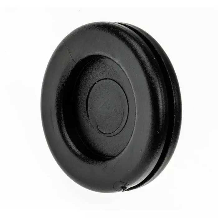SES Sterling Cable Grommet DG Black PVC 28 mm for Maximum of 21 mm Cable Diameter, 1330355010 (Pack of 100 Pcs)