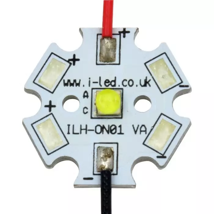 Intelligent Horticultural Solutions Circular LED Array 1 White LED 8000K, IHH-OG01-HORW-SC221-WIR200.