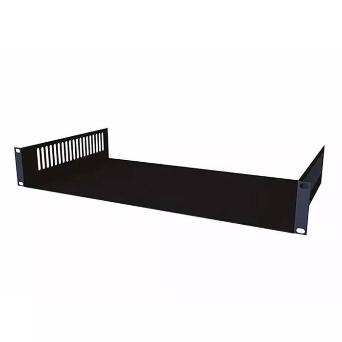 S2Ceb-Groupe Cae Black Cantilever Shelf, 2U 420mm x 300mm, ETA0219