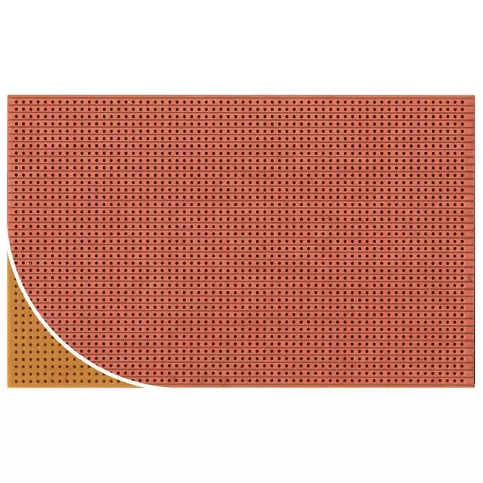 Roth Elektronik Single Sided Matrix Board FR2 With 39 x 61 1mm Holes 2.5 x 2.5mm Pitch 160 x 100 x 1.5mm, RE500-HP