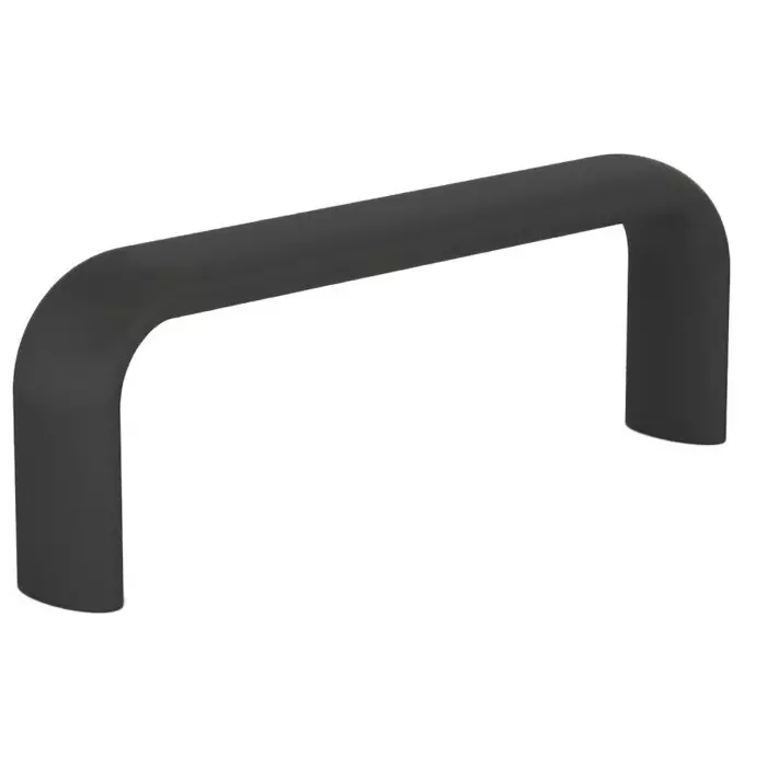 Pinet Black Aluminium Handle 38 mm Height 16mm Width, 2593607 (Pack of 2 Pcs)