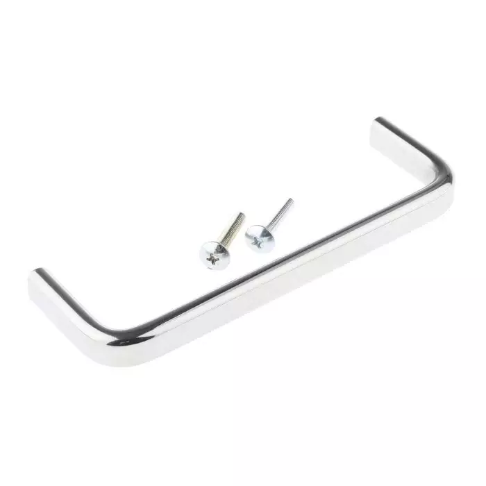 Pinet Chrome Stainless Steel Handle 50 mm Height 8mm Width 158mm Length (Pack of 2 Pcs)