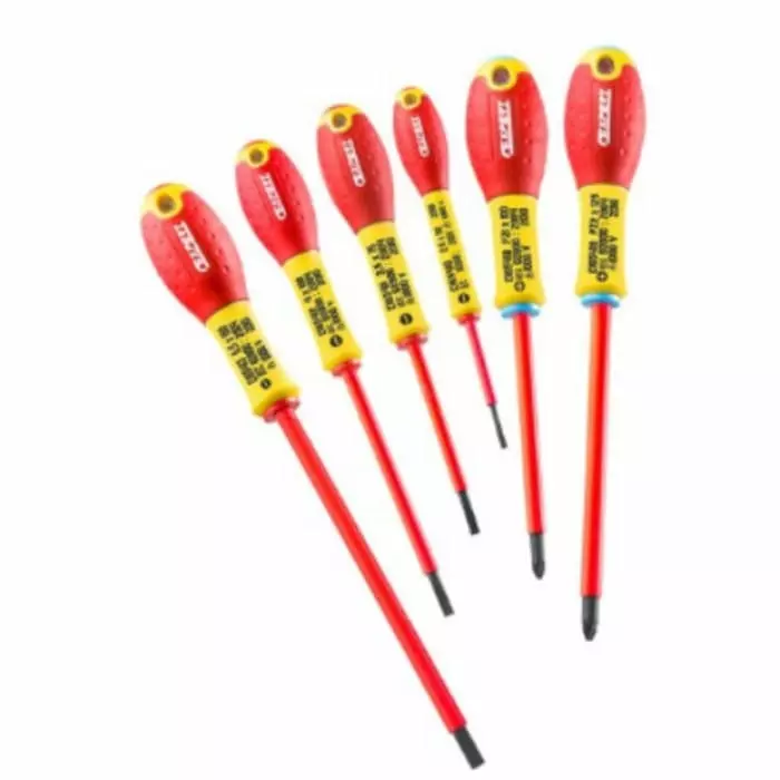 Expert by Facom Slotted Insulated Screwdriver Set, E160911