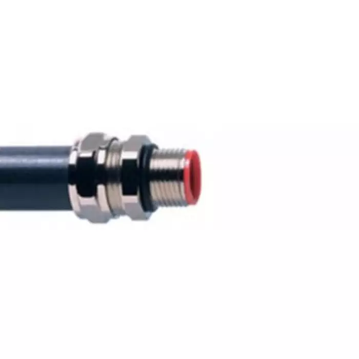 Adaptaflex Straight Connector Conduit Fitting 32mm Nominal Size M32 Brass Silver IP67 Rating, SPL32/M32/A/pk2 (Pack of 2 Pcs)